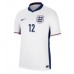 Camiseta Inglaterra Kieran Trippier #12 Primera Equipación Replica Eurocopa 2024 mangas cortas